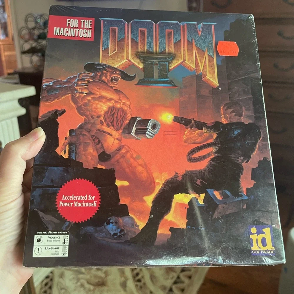 Doom II Computer PC Mac Big Box Brand New 1994 Factory Sealed NIB NEW MINT!!